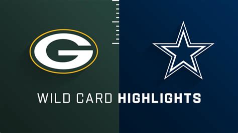 cowboys nfc wild card game|packers cowboys wild card game.